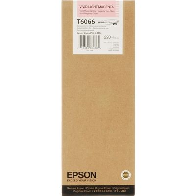 Epson T6066 (C13T606600) Inktcartridge Licht-magenta