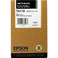 Epson T6118 (C13T611800) Inktcartridge Mat-zwart