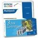 Epson T048C (T048C4010) Inktcartridge Zwart/Cyaan/magenta