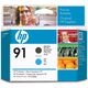 HP 91 (C9460A) Inktcartridge Mat-zwart + cyaan