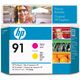 HP 91 (C9461A) Inktcartridge Magenta + geel