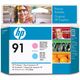 HP 91 (C9462A) Printkop Licht-cyaan + licht-magenta