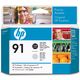 HP 91 (C9463A) Inktcartridge Foto-zwart + licht-grijs