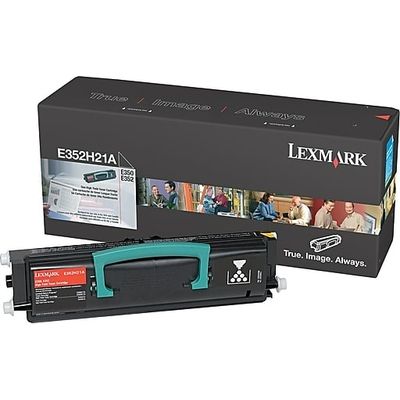 Lexmark E352H21E Toner Zwart Hoge capaciteit