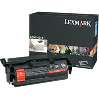 Lexmark X651H21E Toner Zwart Hoge capaciteit