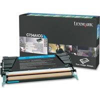 Lexmark C734A1CG Toner Cyaan