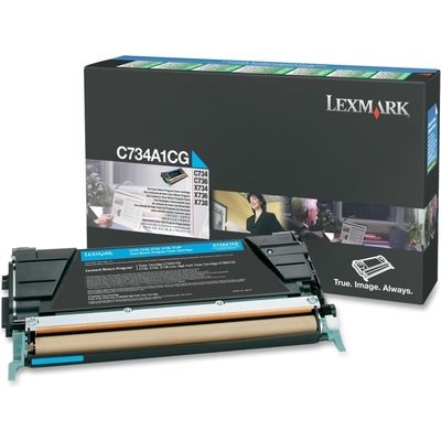 Lexmark C734A1CG Toner Cyaan