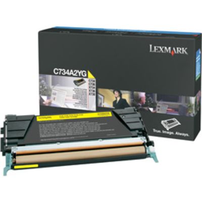 Lexmark C734A2YG Toner Geel