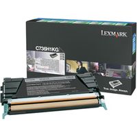 Lexmark C736H1KG Toner Zwart Hoge capaciteit