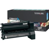 Lexmark C780H1CG Toner Cyaan Hoge capaciteit