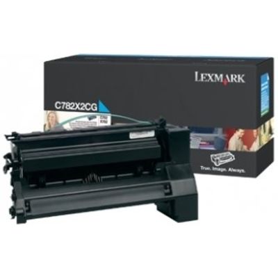 Lexmark C782X2CG Toner Cyaan Extra hoge capaciteit