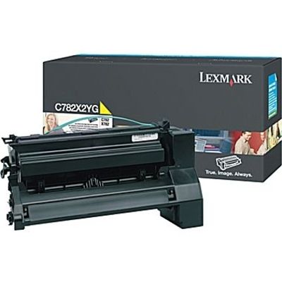 Lexmark C782X2YG Toner Geel Extra hoge capaciteit