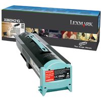 Lexmark X860H21G Toner Zwart Hoge capaciteit