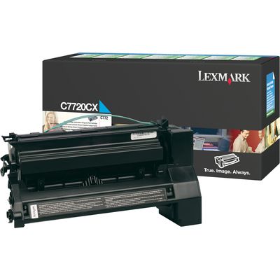 Lexmark C7720CX Toner Cyaan Extra hoge capaciteit