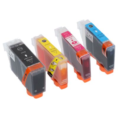 Huismerk Canon BCI-3eBK Inktcartridge 4-kleuren Multipack