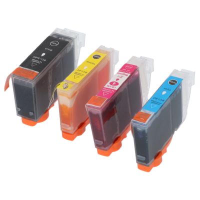 Huismerk Canon BCI-3eBK Inktcartridge 4-kleuren Multipack