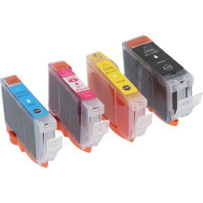 Huismerk Canon BCI-3eBK Inktcartridge 4-kleuren Multipack