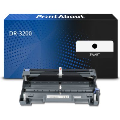 PrintAbout Huismerk vervangt Brother DR-3200 Drum Zwart