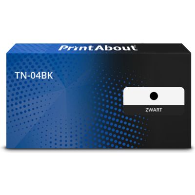PrintAbout Huismerk vervangt Brother TN-04BK Toner Zwart