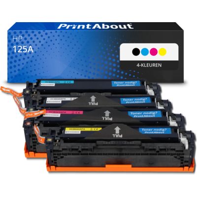Huismerk HP 125A (CB540A) Toner 4-kleuren Multipack