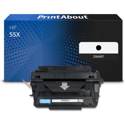 Huismerk HP 55X (CE255X) Toner Zwart Hoge capaciteit