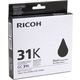 Ricoh GC-31K (405688) Inktcartridge Zwart