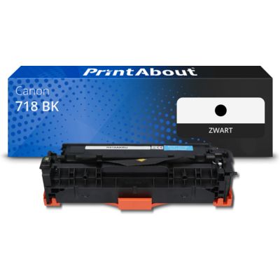 Huismerk Canon 718 BK Toner Zwart