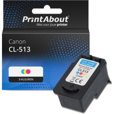 Huismerk Canon CL-513 Inktcartridge 3-kleuren Hoge capaciteit