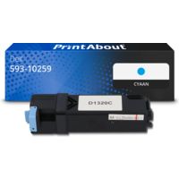 Huismerk Dell 593-10259 (KU051) Toner Cyaan