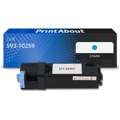 Huismerk Dell 593-10259 (KU051) Toner Cyaan