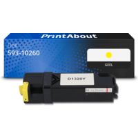 Huismerk Dell 593-10260 (PN124) Toner Geel