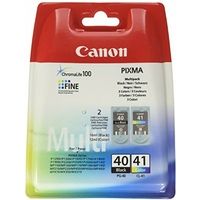 Canon PG-40 / CL-41 Inktcartridge Zwart + 3 kleuren Multipack