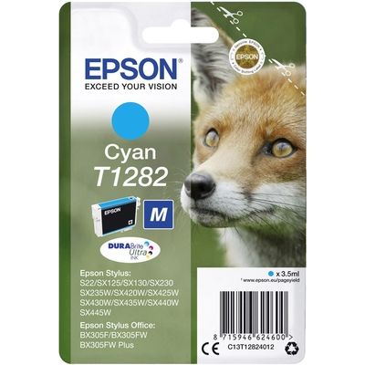 Epson T1282 (C13T12824012) Inktcartridge Cyaan