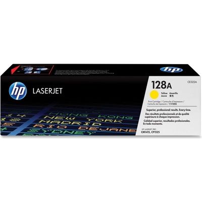 HP 128A (CE322A) Toner Geel