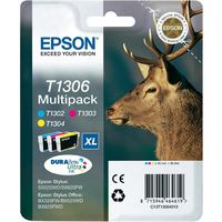 Epson T130 (C13T130640) Inktcartridge 3-kleuren Multipack Hoge capaciteit