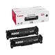 Canon 718 BK2 Toner 2x Zwart - Multipack