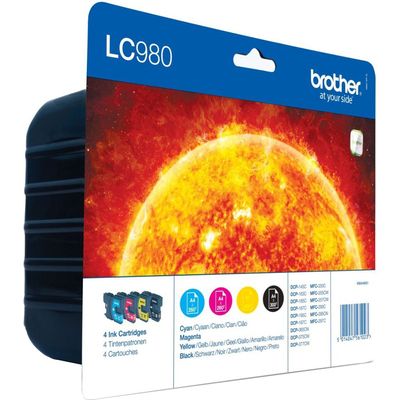 Brother LC-980VALBP Inktcartridge 4-kleuren Multipack