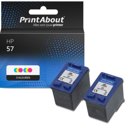 Huismerk HP 57 (C6657AE) Inktcartridge 3-kleuren Multipack