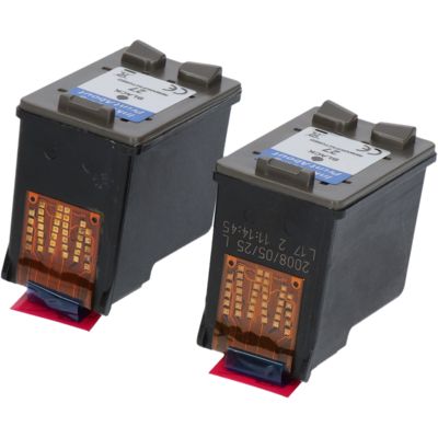 Huismerk HP 27 (C8727AE) Inktcartridge 2x Zwart - Multipack