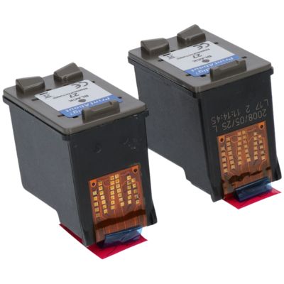 Huismerk HP 27 (C8727AE) Inktcartridge 2x Zwart - Multipack