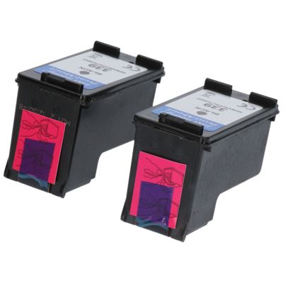 Huismerk HP 339 (C9504EE) Inktcartridge 2x Zwart - Multipack