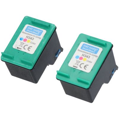 Huismerk HP 343 (C8766EE) Inktcartridge 3-kleuren Multipack