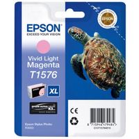 Epson T1576 (C13T157640) Inktcartridge Licht-magenta