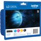 Brother LC-1280XLVALBP Inktcartridge 4-kleuren Multipack Hoge capaciteit