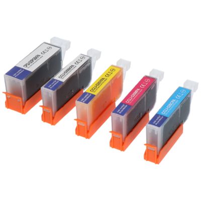 Huismerk Canon CLI-526BK Inktcartridge 5-kleuren Multipack