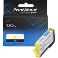 Huismerk HP 920XL (CD974AE) Inktcartridge Geel Hoge capaciteit