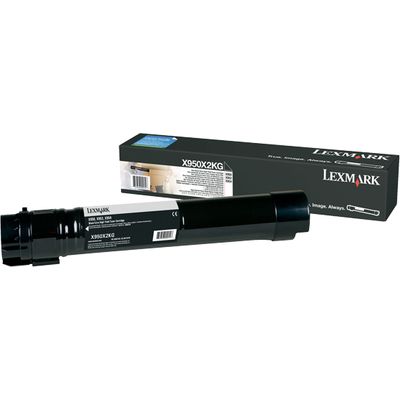 Lexmark X950X2KG Toner Zwart Extra hoge capaciteit
