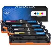 Huismerk HP 128A (CE320A) Toner 4-kleuren Multipack