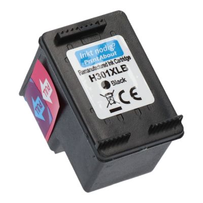 Huismerk HP 301XL (CH563EE) Inktcartridge Zwart Hoge capaciteit