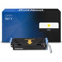 Huismerk Canon 707 Y Toner Geel